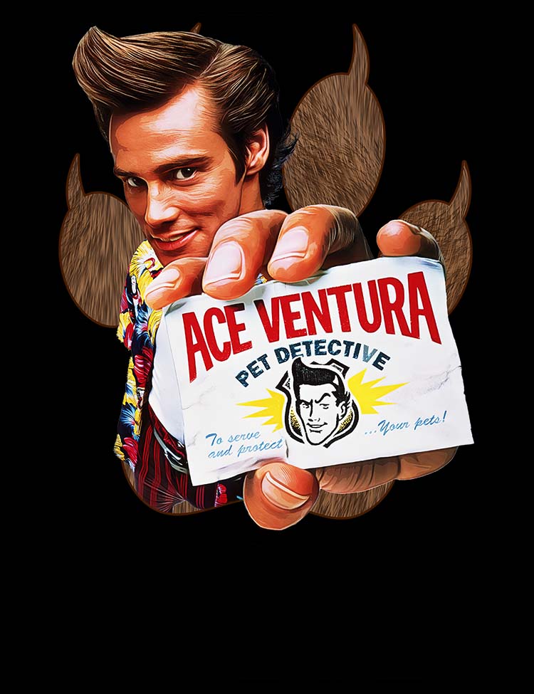 Jim Carrey Ace Ventura Pet Detective T-Shirt
