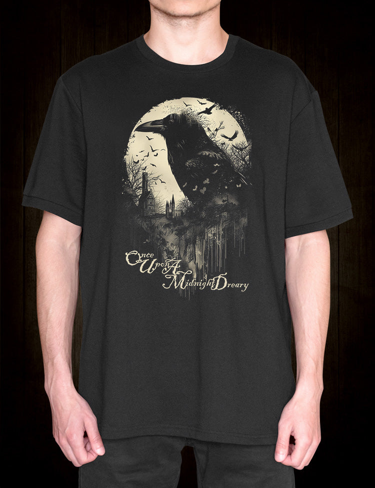 Exclusive Poe Inspired Tee - Embracing the Dark Elegance of 'The Raven