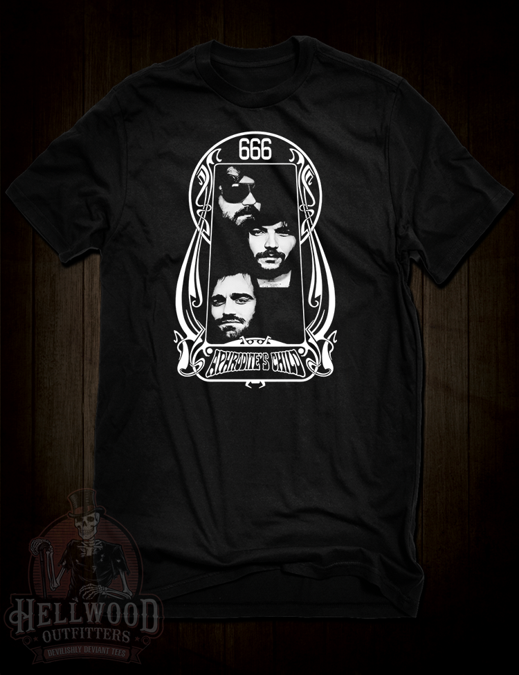 Aphrodite's Child T-Shirt | 666 Album & Psychedelic Rock Legend