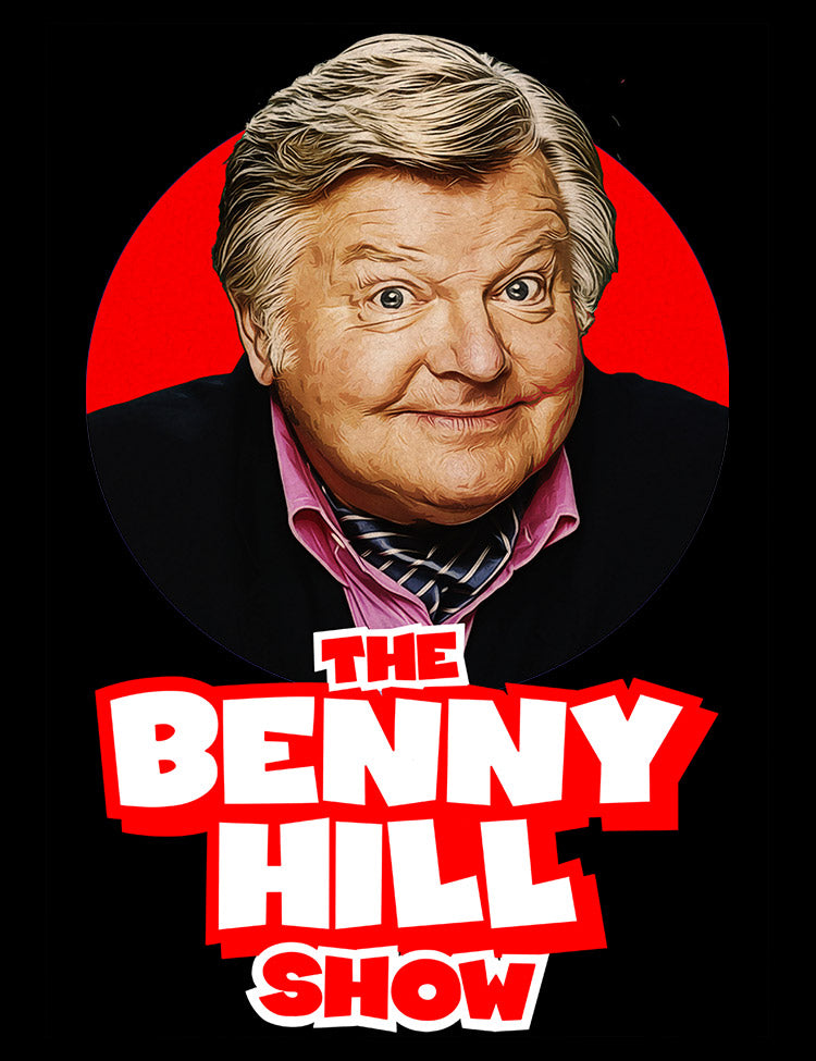 Order your Benny Hill Show T-Shirt today and relive the laughs of a classic British comedy!