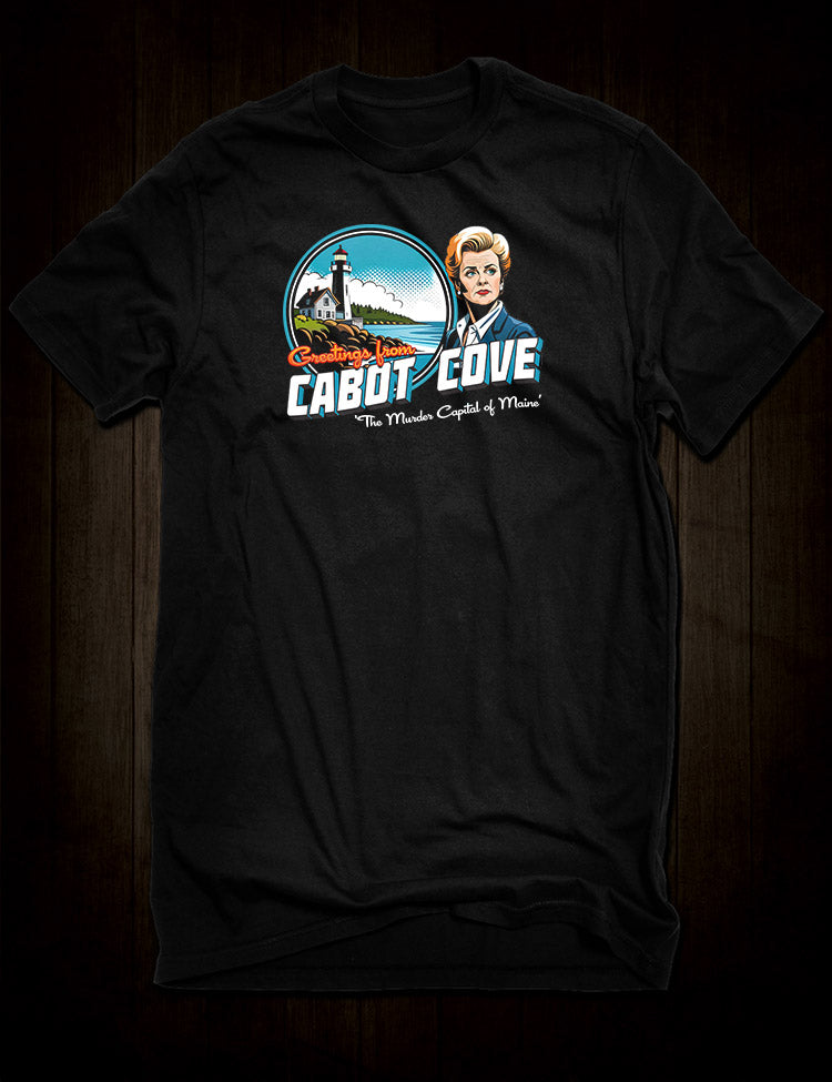Exclusive Cabot Cove Tee - Explore the Mysteries of Murder She Wrote