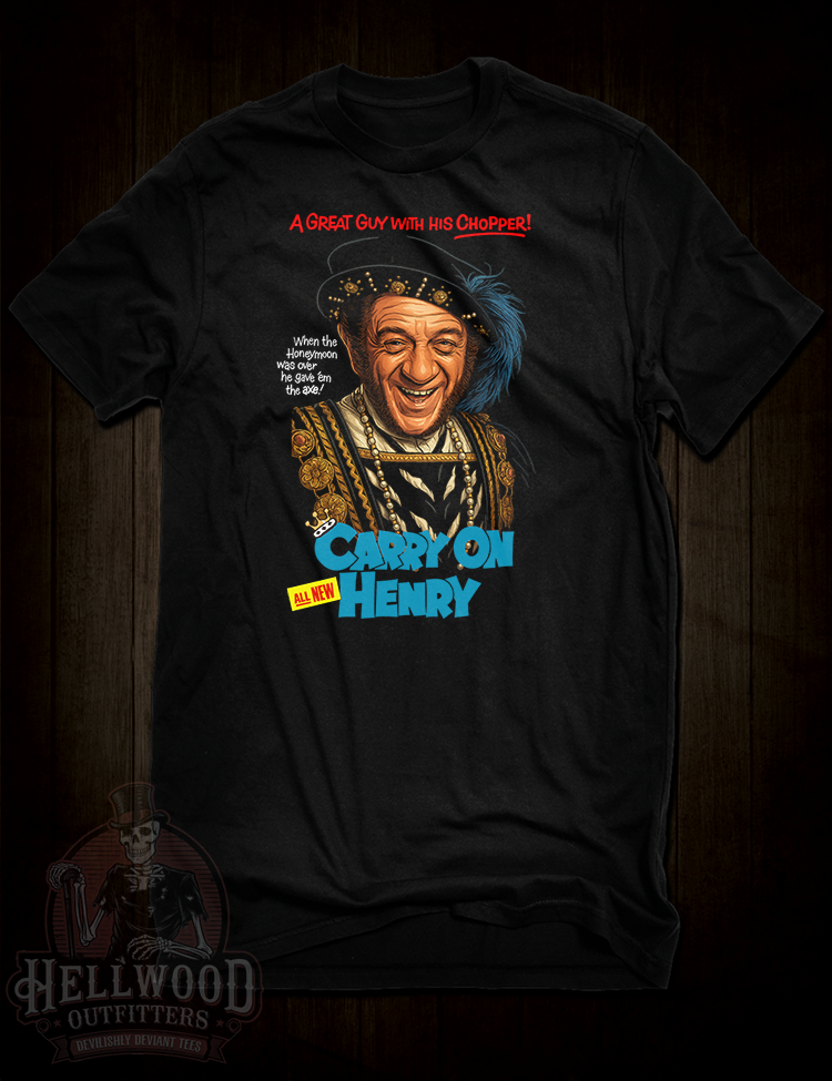 Carry On Henry T-Shirt inspired by 1971 comedy film