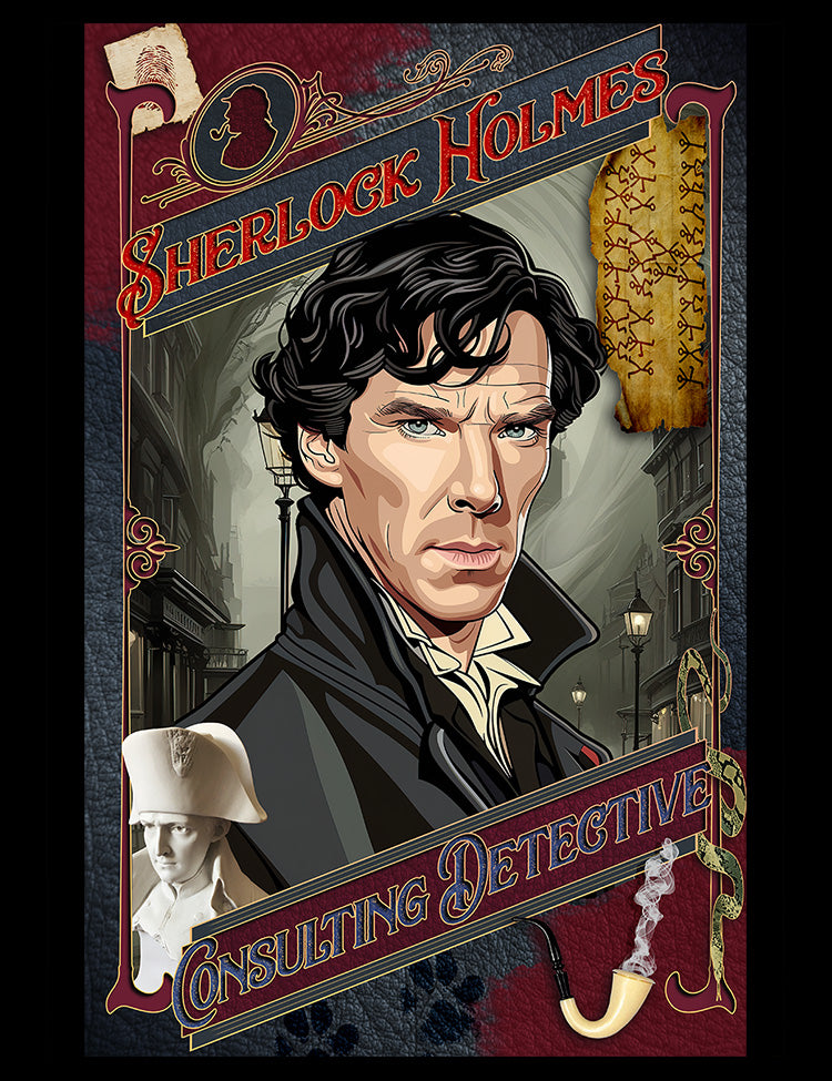 Benedict Cumberbatch Holmes inspired tribute shirt