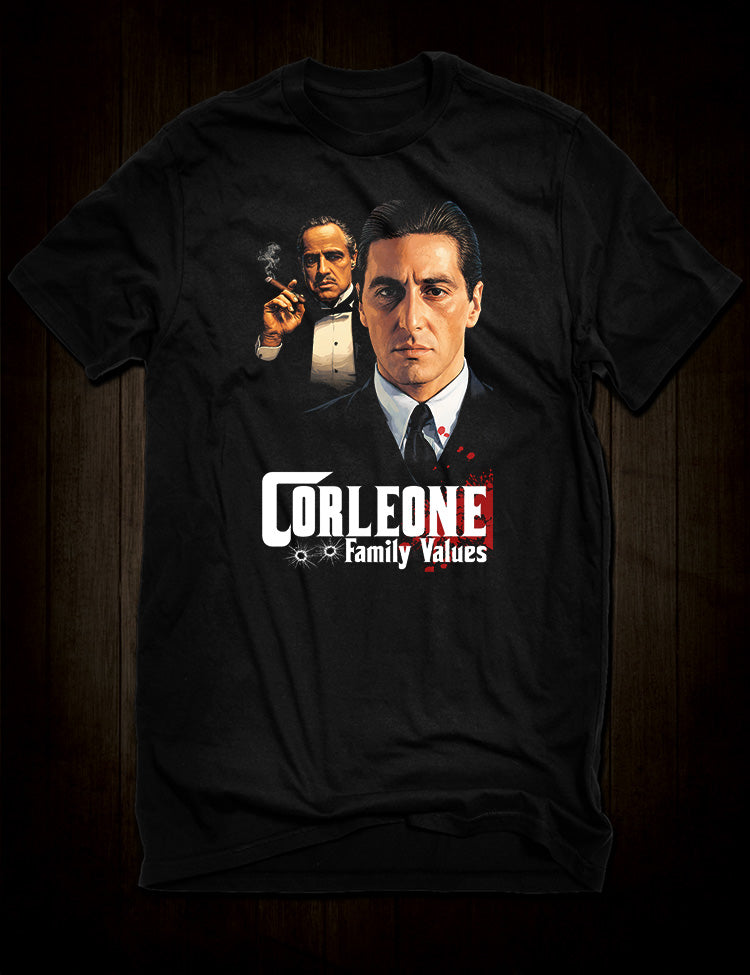 Corleone Family Values T-Shirt – Godfather Mafia Classic