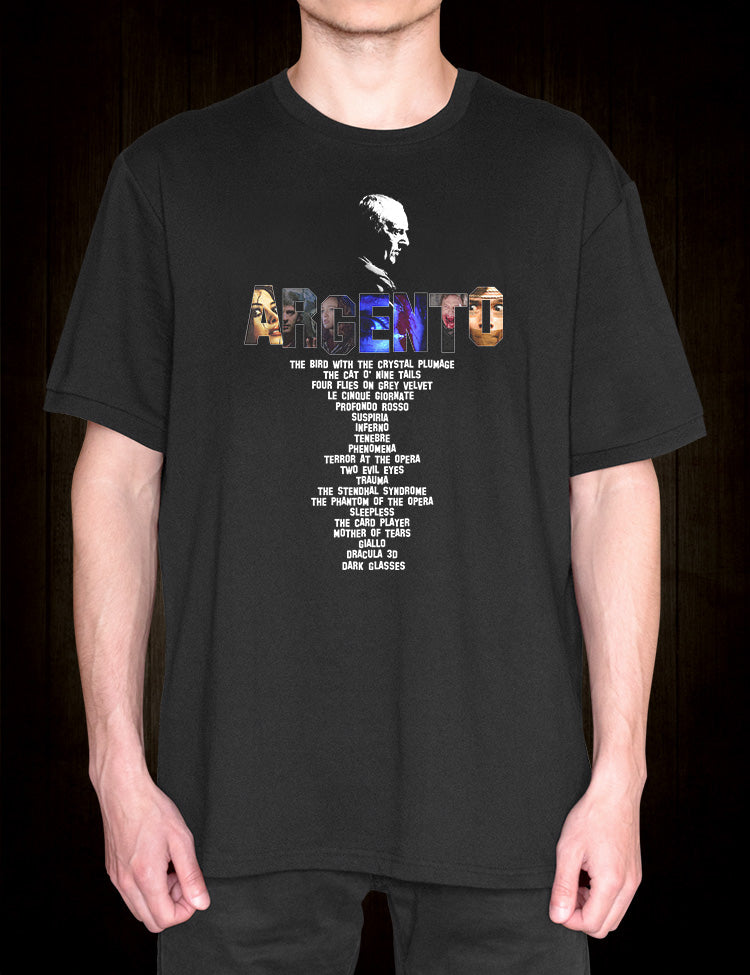 Dario Argento Fan Shirt - Giallo Film Director Apparel