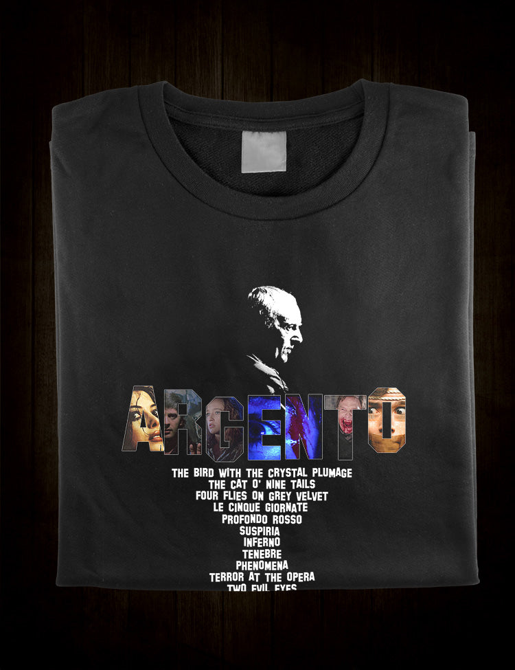 Dario Argento Tribute T-Shirt - Cult Film Director Apparel