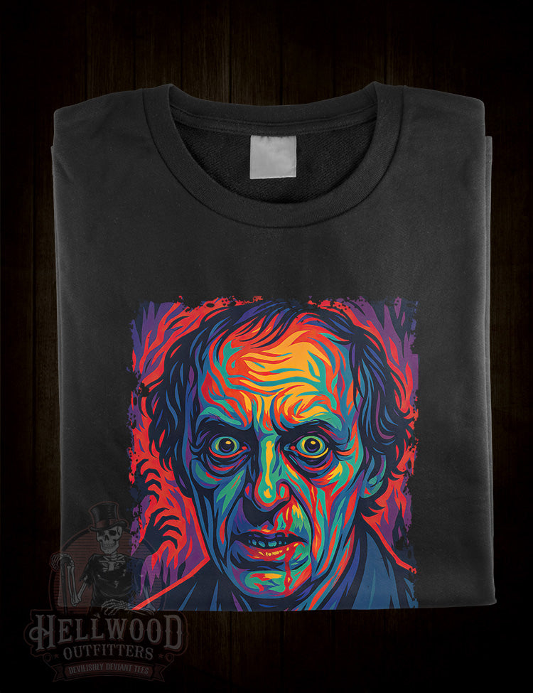 Sleek black t-shirt with Dario Argento autograph design