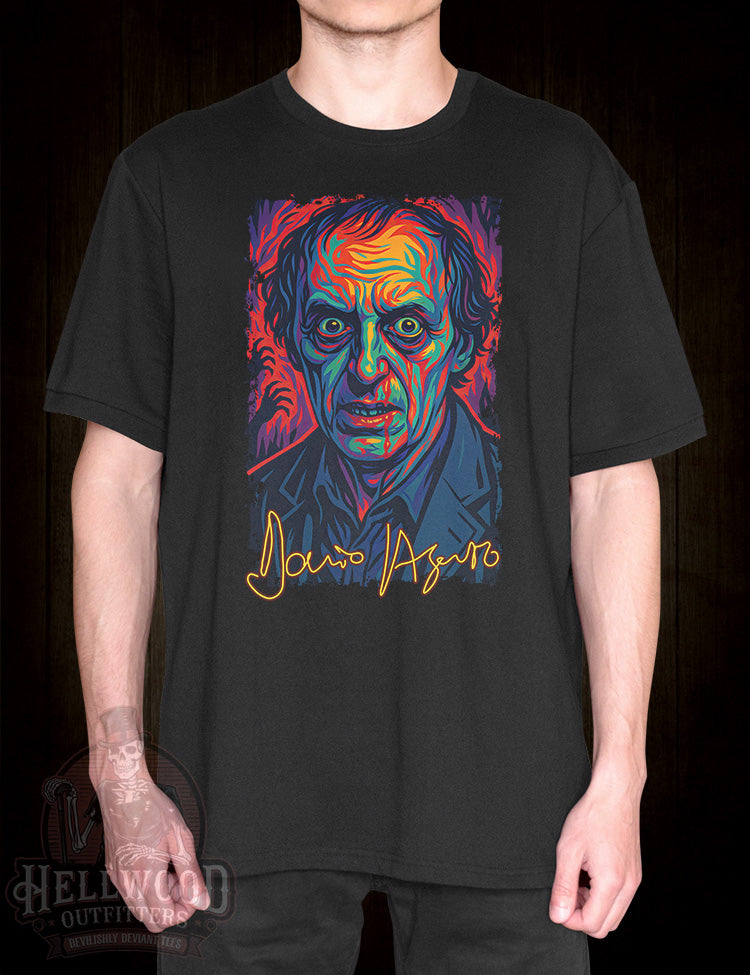 Horror movie legend Dario Argento name t-shirt