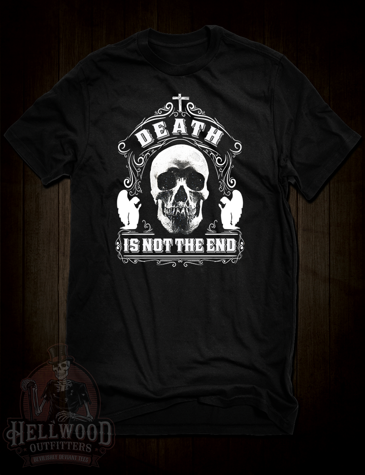 Death Is Not The End Nick Cave t-shirt skull design