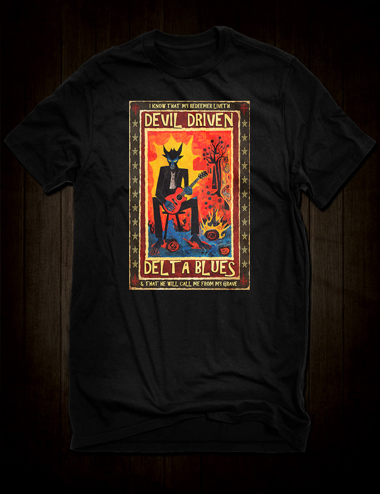 Devil Driven Delta Blues graphic t-shirt