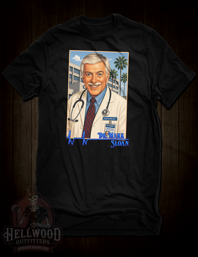 Diagnosis Murder Dr Mark Sloan t-shirt