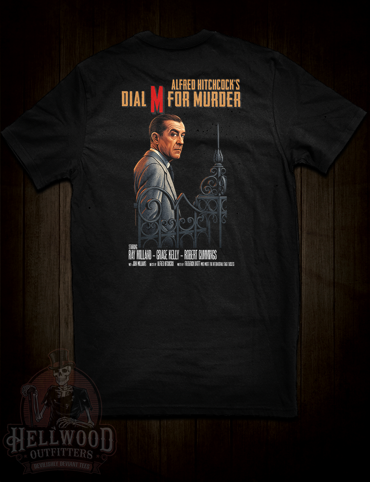 Hitchcock movie t-shirt poster print Dial M For Murder