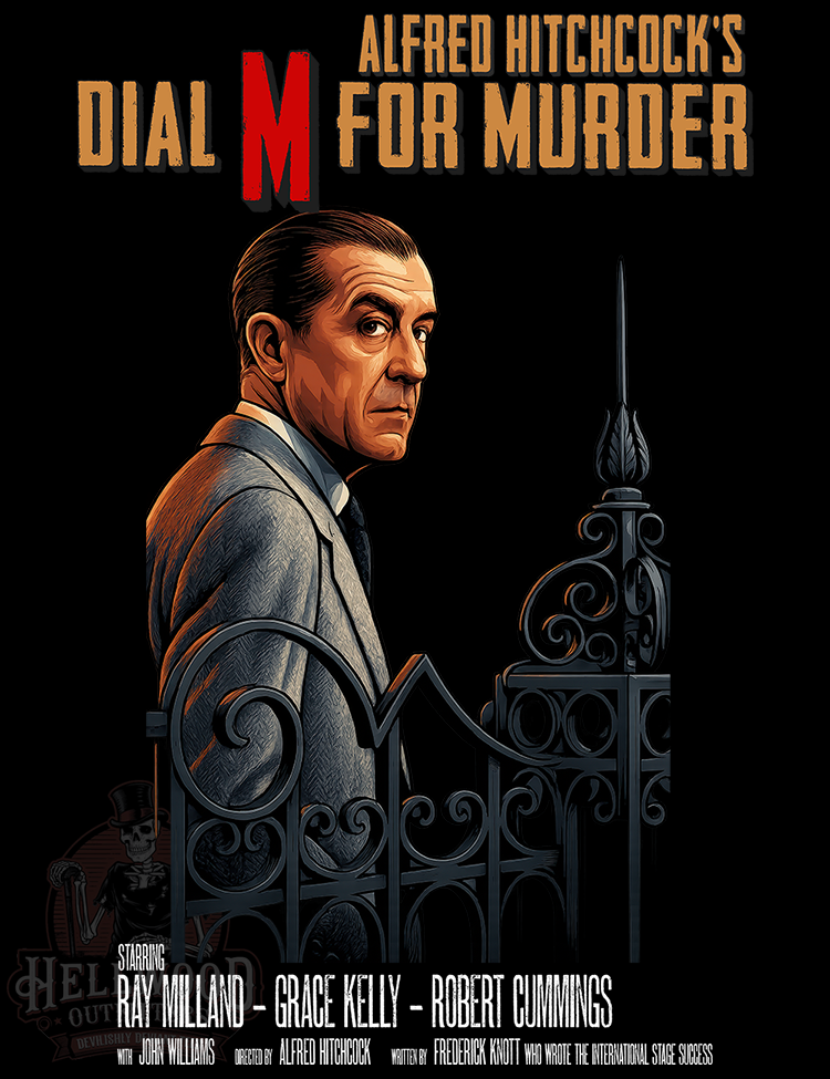 Murder mystery movie tee – Dial M For Murder