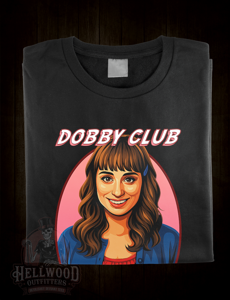 Official member Dobby Club graphic tee Peep Show Inspired T-Shirt