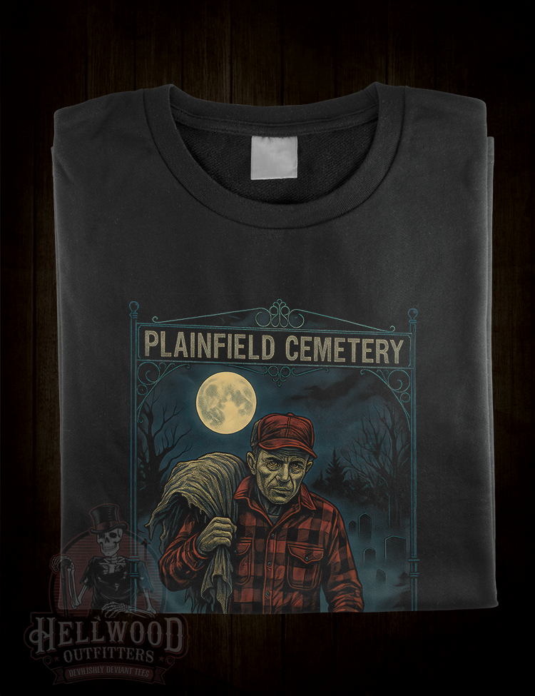 Vintage horror illustration Ed Gein shirt
