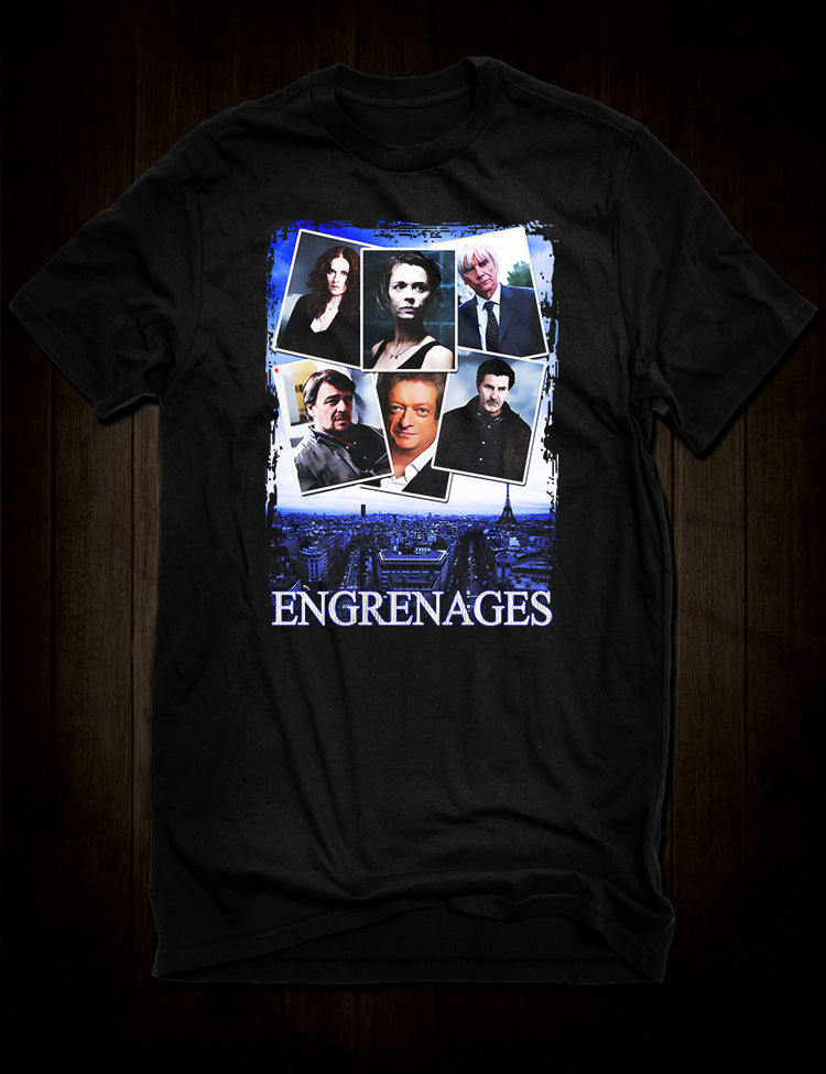 French Crime Drama Engrenages T-Shirt