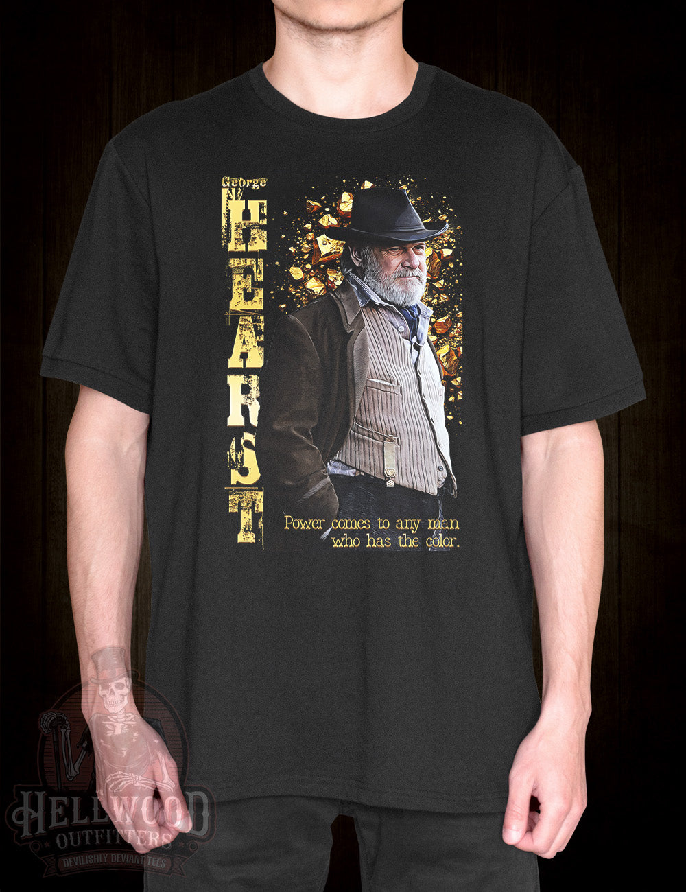 Tribute to George Hearst in Deadwood
