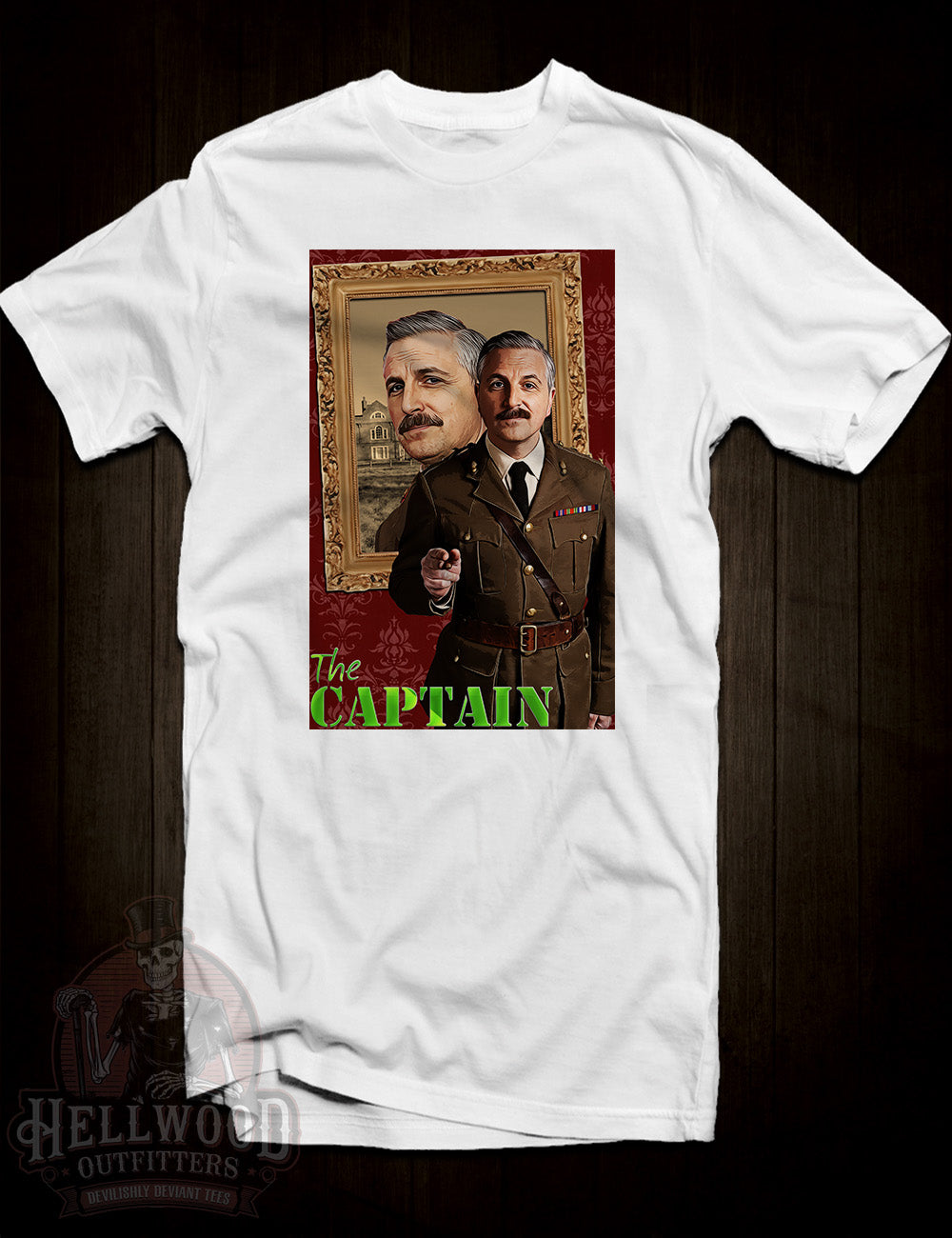 The Captain Ghosts Button House t-shirt