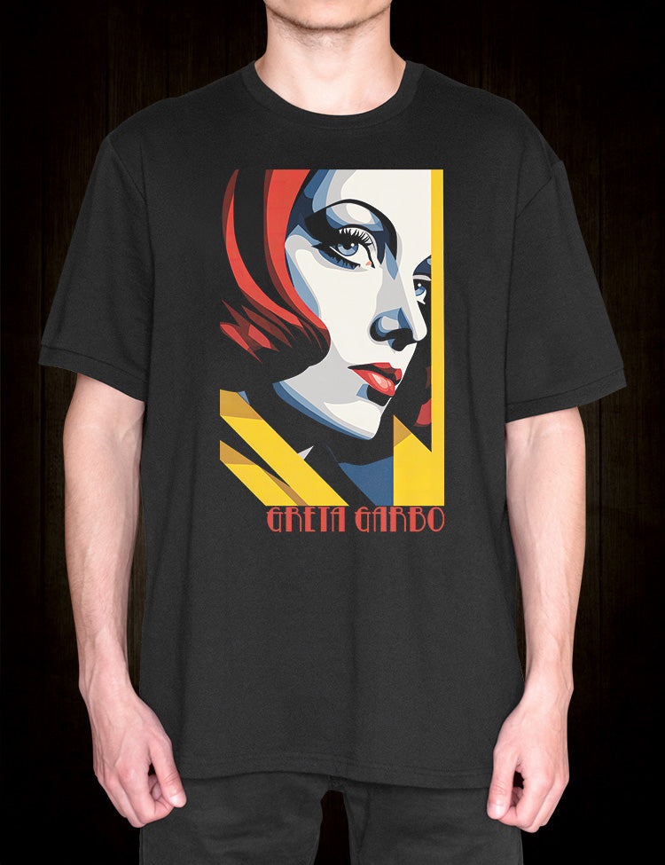 Golden Age Hollywood star Greta Garbo apparel