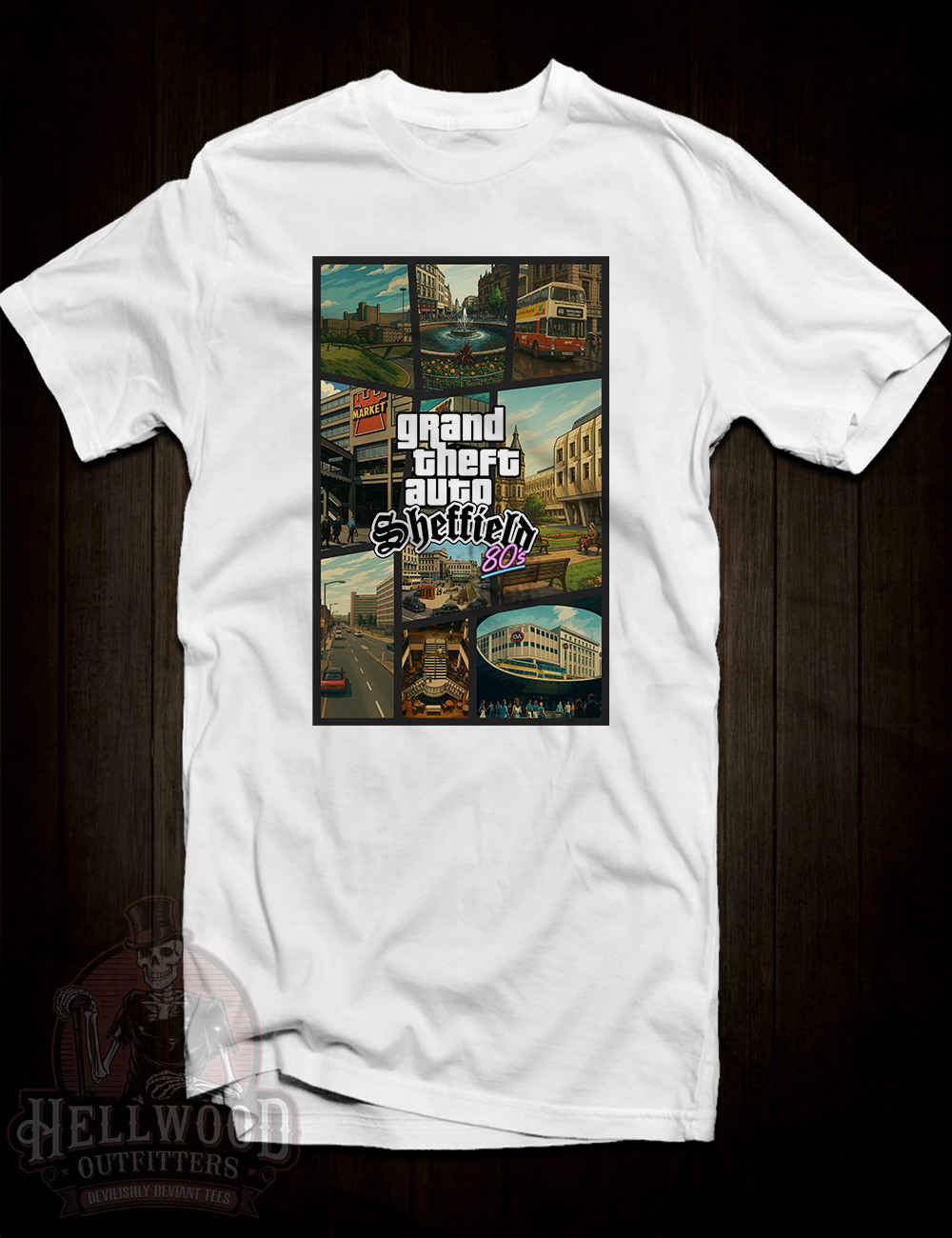 1980s nostalgia Sheffield gamer shirt