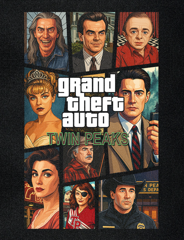 David Lynch-inspired cult TV tribute tee