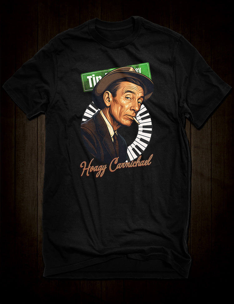 Hoagy Carmichael T-Shirt | Jazz Legend & Songwriter Tribute