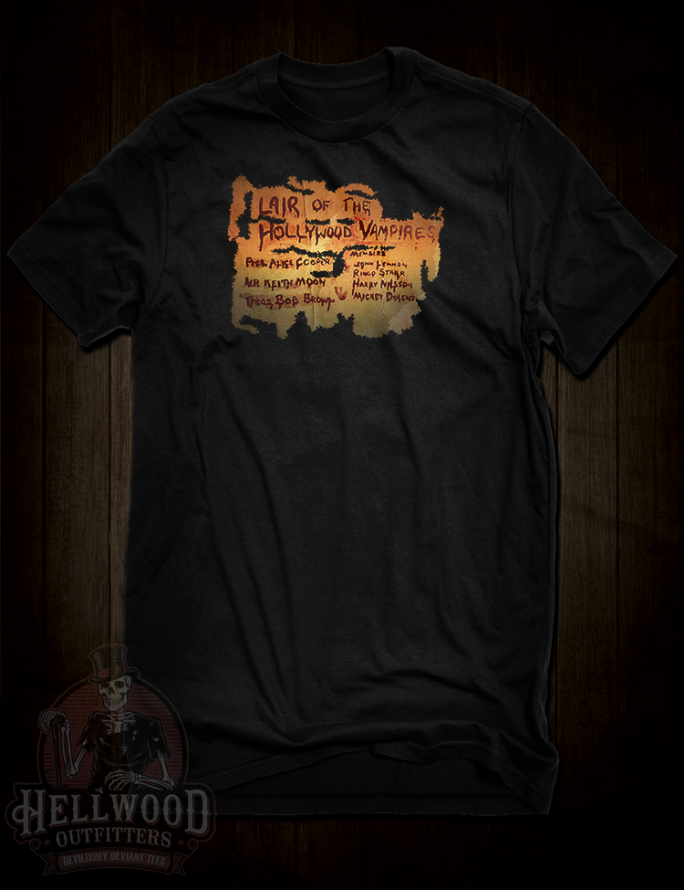 Hollywood Vampires t-shirt design