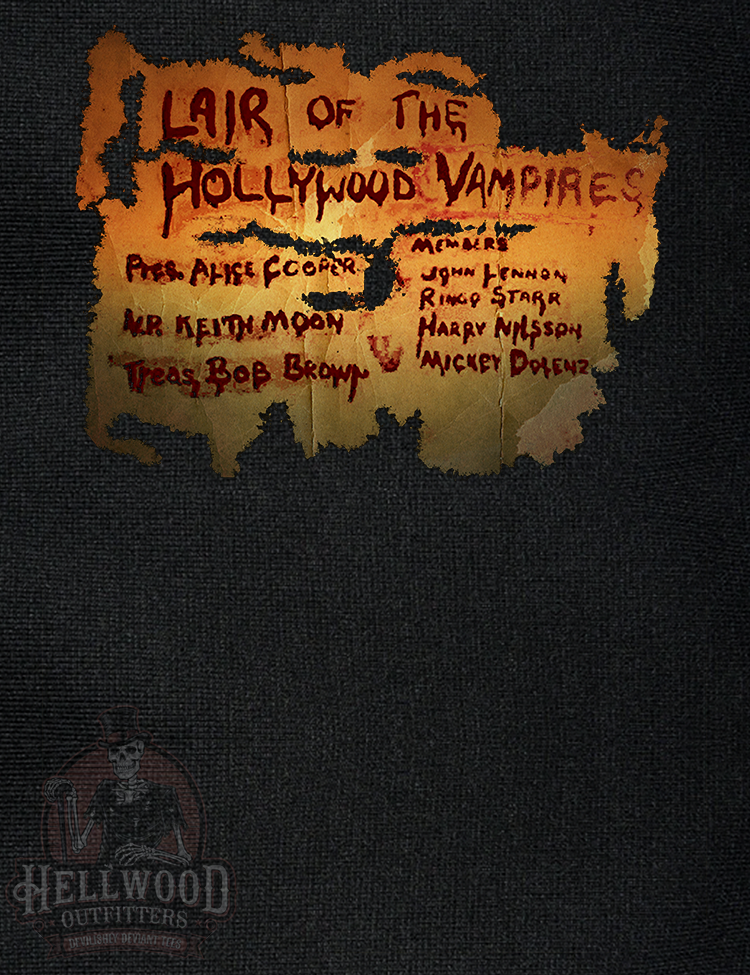 Alice Cooper Hollywood Vampires shirt