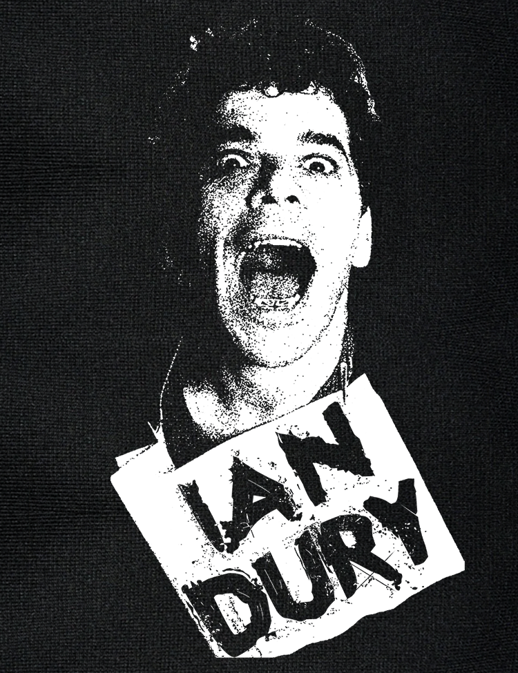 British music legend Ian Dury graphic tee