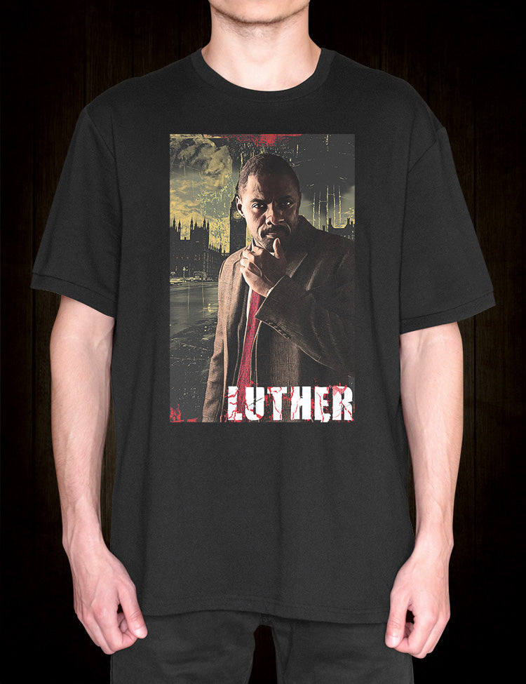 Idris Elba as the Iconic John  Luther T-Shirt