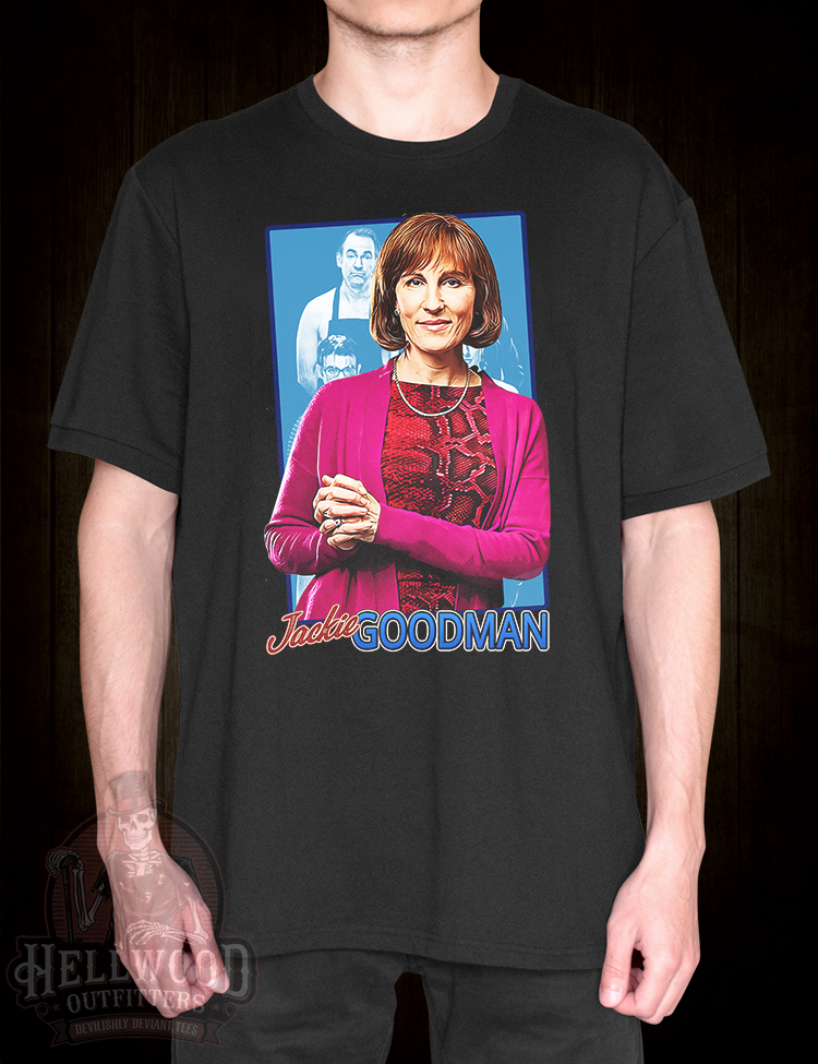Jackie Goodman character tribute shirt