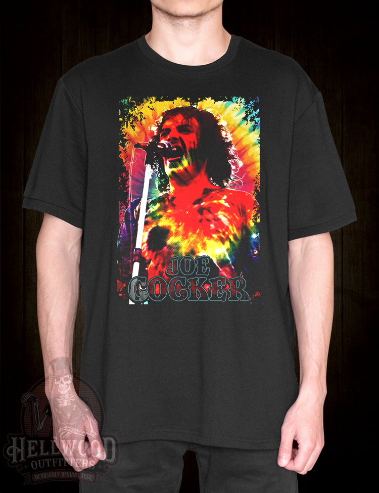 60s music history t-shirt Joe Cocker inspired