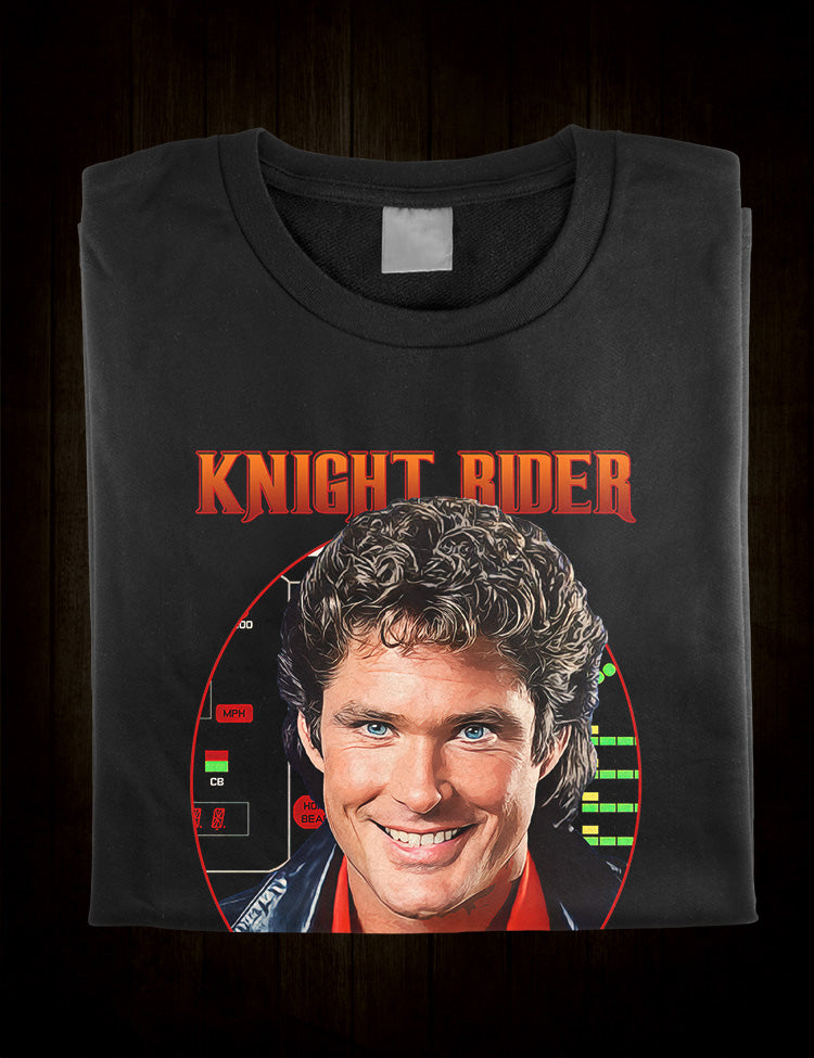 Michael Knight and KITT TV show shirt