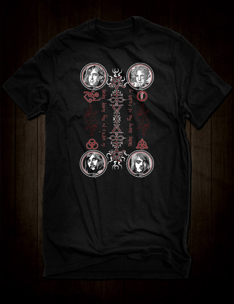 Led Zeppelin "My Sweet Satan" T-Shirt: A stylish tribute to the iconic band and their mysterious music.