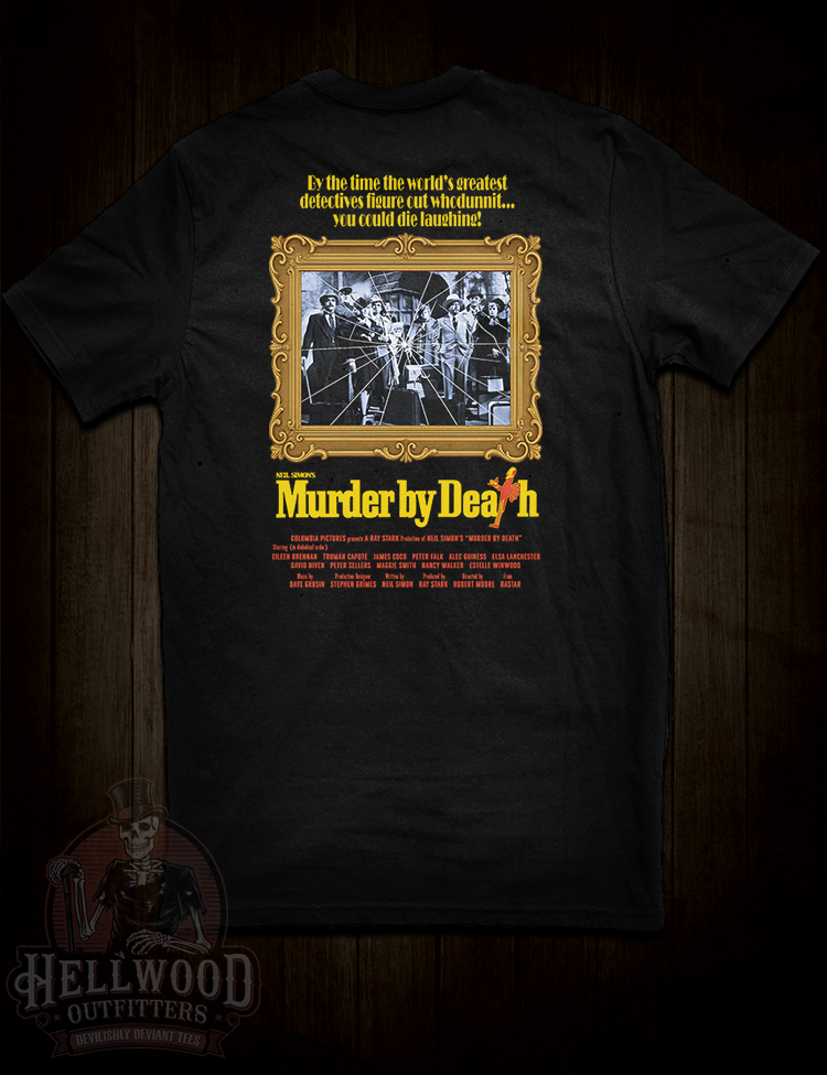 Retro comedy mystery movie tribute tee