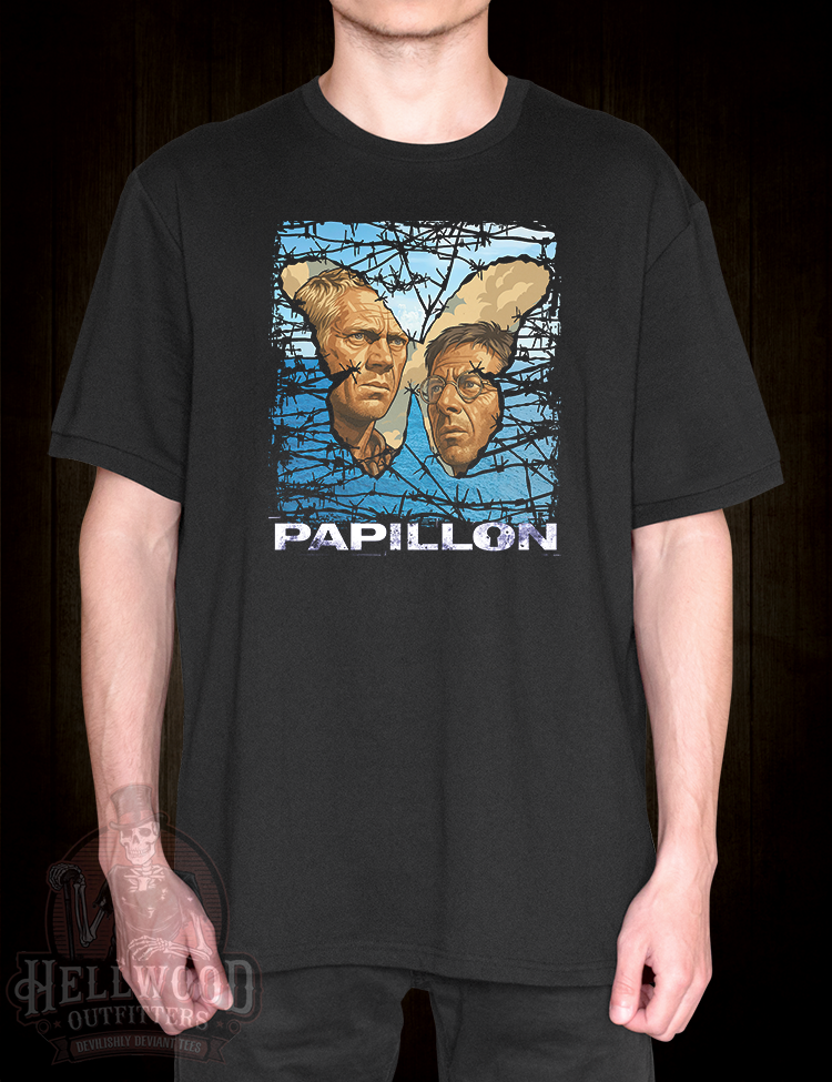 Dustin Hoffman and Steve McQueen film tribute shirt