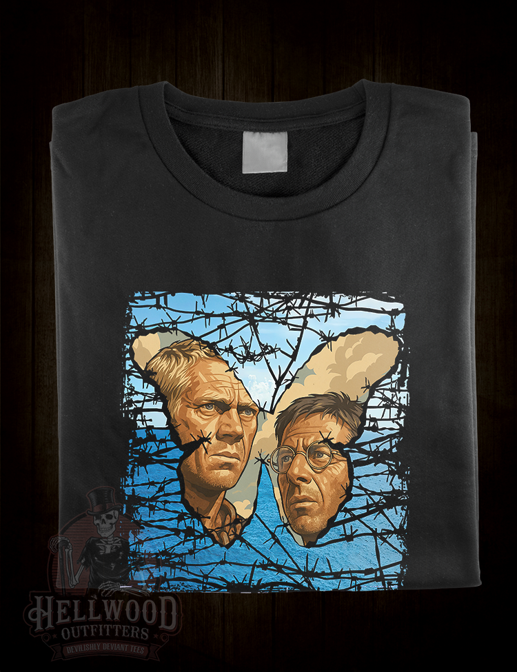 Henri Charrière autobiographical movie t-shirt