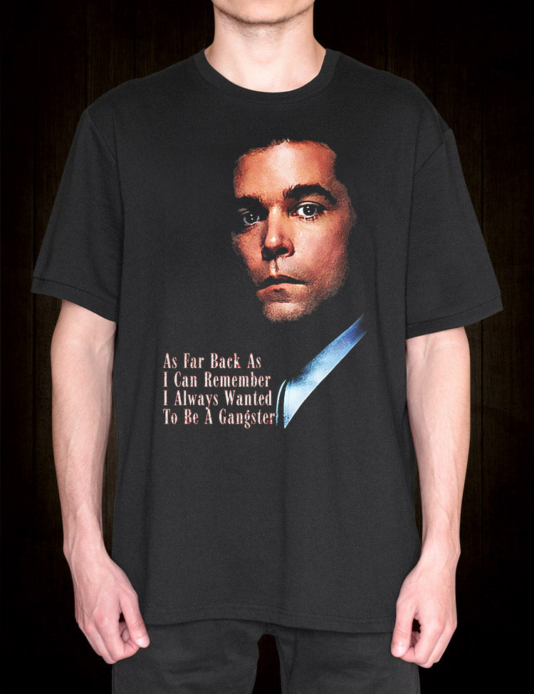 Ray Liotta tribute t-shirt from Goodfellas