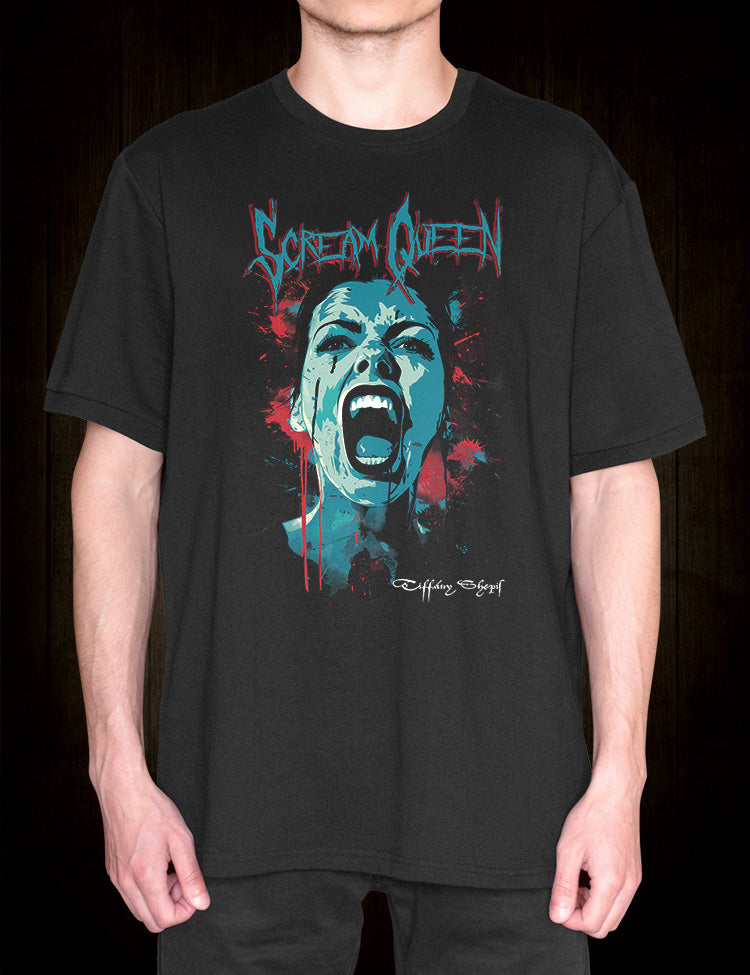 Exclusive Tiffany Shepis horror tribute tee