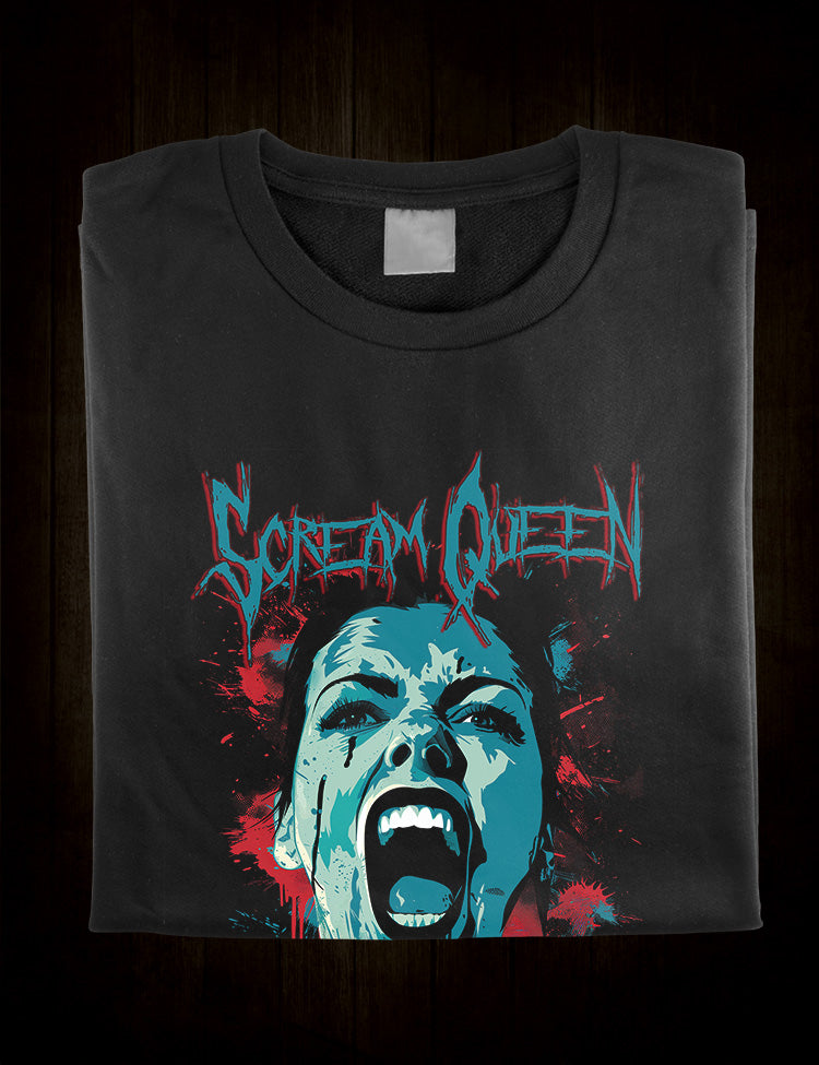 Stylish scream queen Tiffany Shepis fan t-shirt