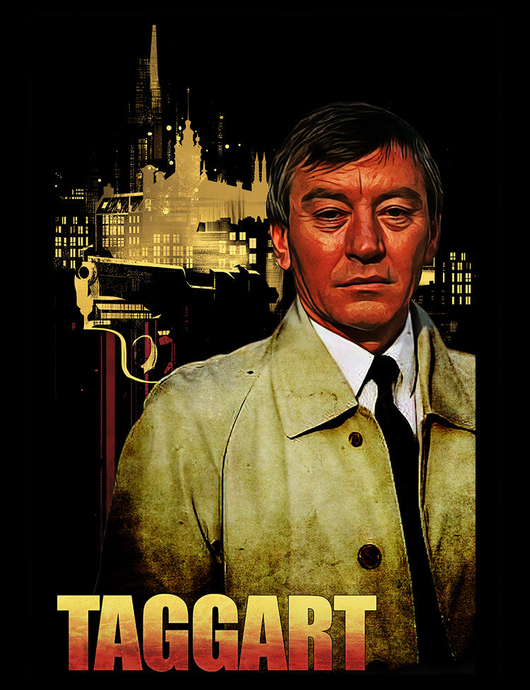 Cult Classic TV Detective T-Shirt Jim Taggart