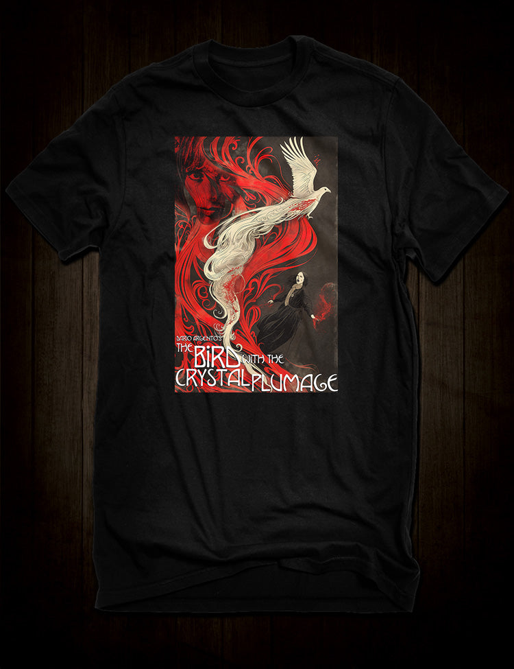 The Bird With The Crystal Plumage Dario Argento t-shirt