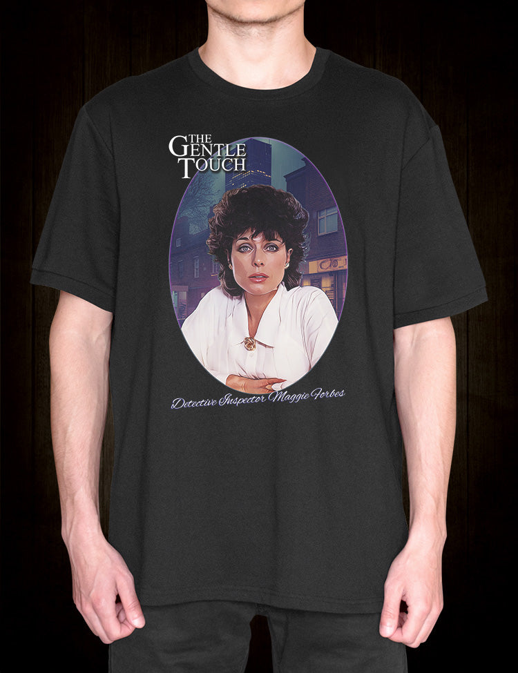 The Gentle Touch 1980s crime show tribute t-shirt