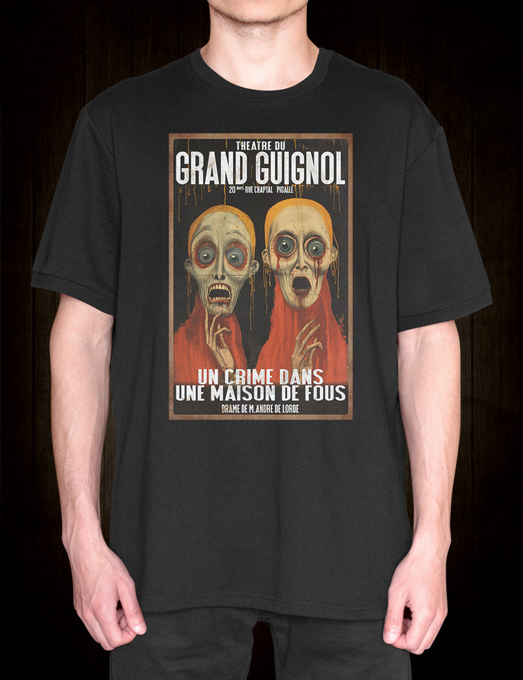 Dark and thrilling fashion: Grand Guignol Graphic Tee
