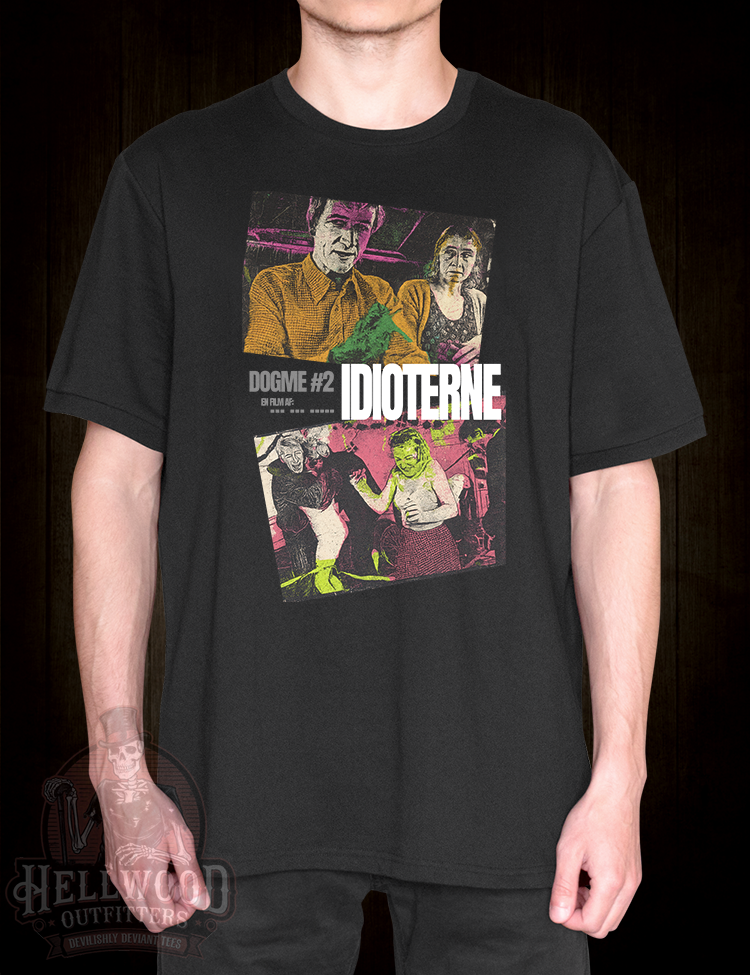 Idioterne 1998 movie poster style tee