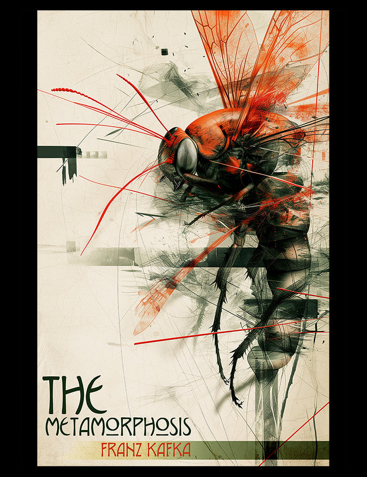 Franz Kafka novel t-shirt design