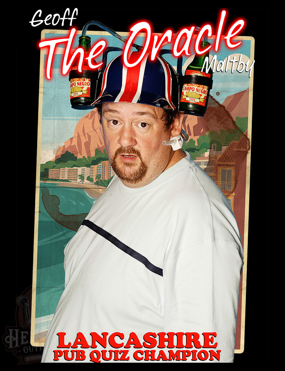 Johnny Vegas as The Oracle shirt