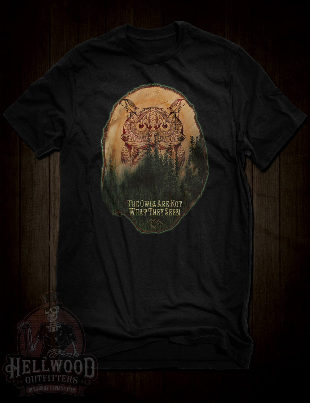 Twin Peaks The Owls Are Not What They Seem t-shirt design