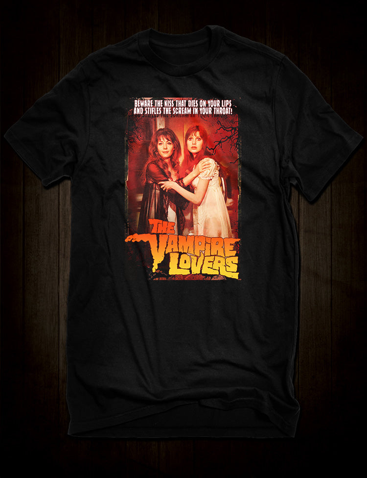 Vintage horror movie t-shirt inspired by The Vampire Lovers