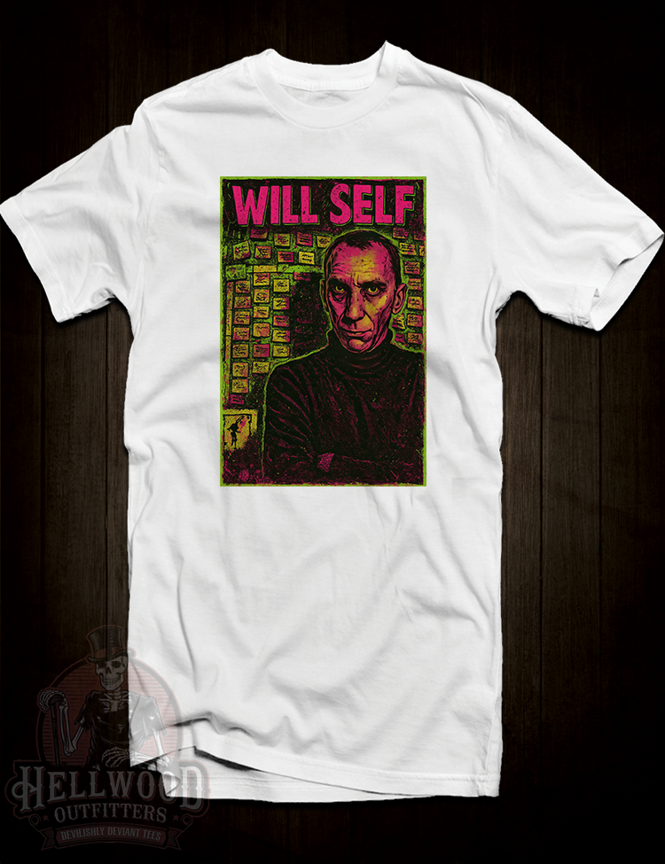 Will Self novelist journalist t-shirt design